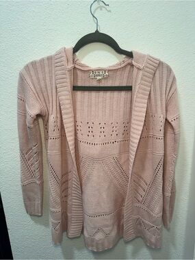 Pink Republic Blush Open-Front Knit Cardigan